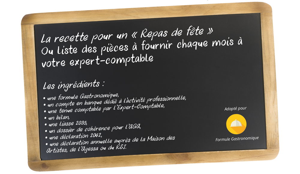 Liste des pièces à fournir chaque mois à votre expert-comptable