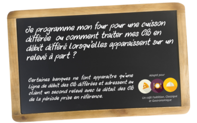 Traiter mes CB en débit différé lorsqu’elles apparaissent sur un relevé à part