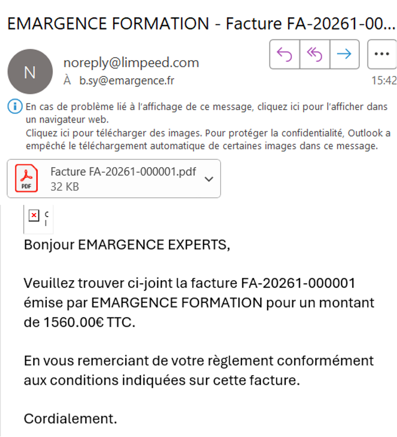 Module « Facturation électronique » LIMPEED Module « Facturation électronique » LIMPEED